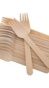 Fourchette bois 160 mm - 100 pcs